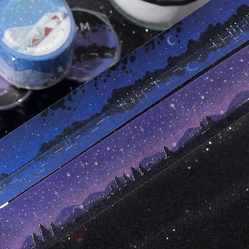 BGMマスキングテープ BM-SDG071 夢幻の景色 夜の湖