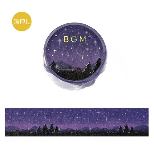 BGMマスキングテープ BM-SDG072 夢幻の景色 星空