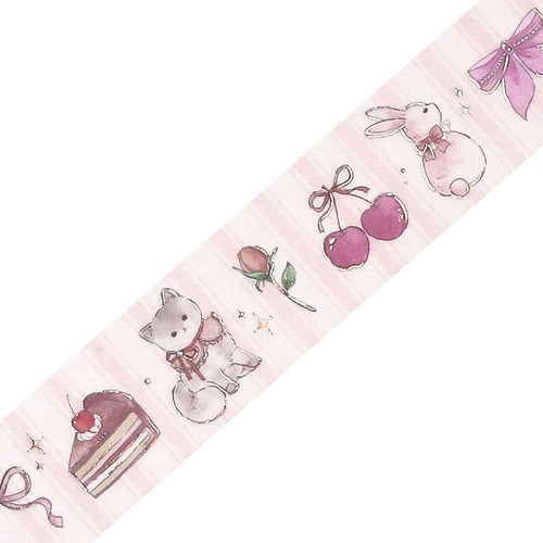 BGMマスキングテープ BM-SDG073 メルヘンパーティ ストロベリー