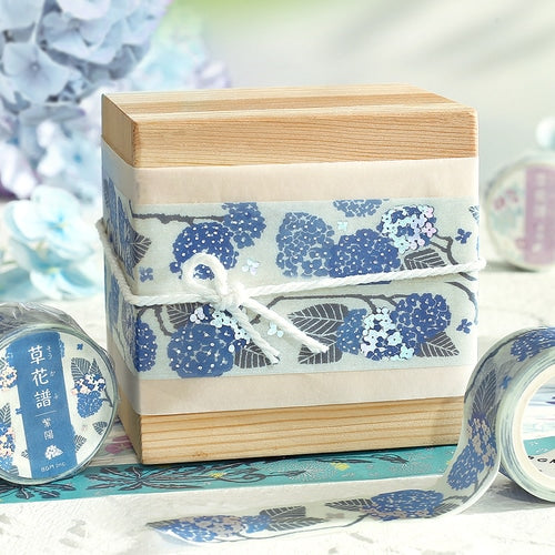 BGMマスキングテープ BM-SDG098 草花譜 紫陽
