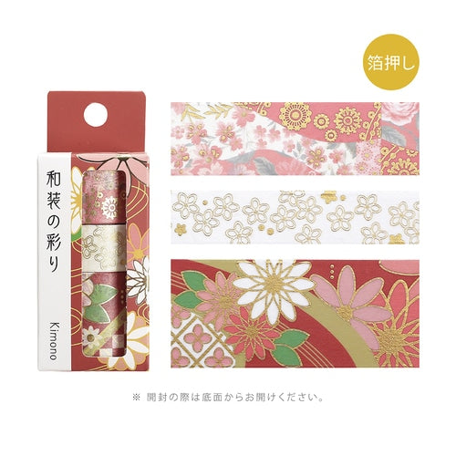 BGMマスキングテープ BM-SET001 和装の彩り・紅華