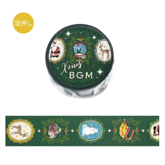BGMマスキングテープ BM-SPLM062 2025年クリスマス限定 ブローチ