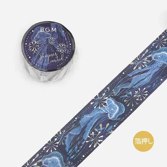 BGMマスキングテープ BM-SPLN037 夏限定・深海の花火