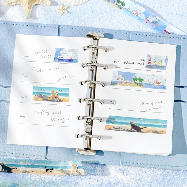 BGMマスキングテープ BM-SPLN050 夏限定・夏の港