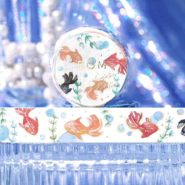 BGMマスキングテープ BM-SPLN051 夏限定・金魚