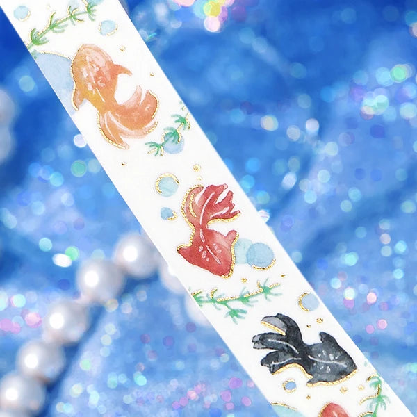 BGMマスキングテープ BM-SPLN051 夏限定・金魚