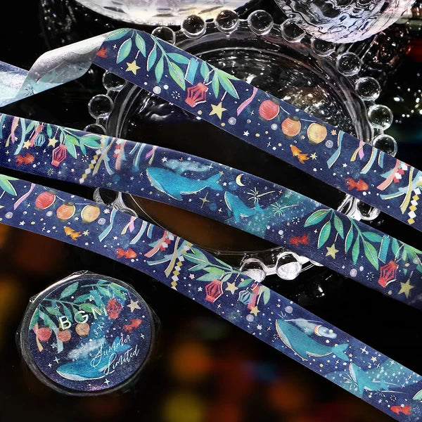 BGMマスキングテープ BM-SPLN052 夏限定・夏夜の夢