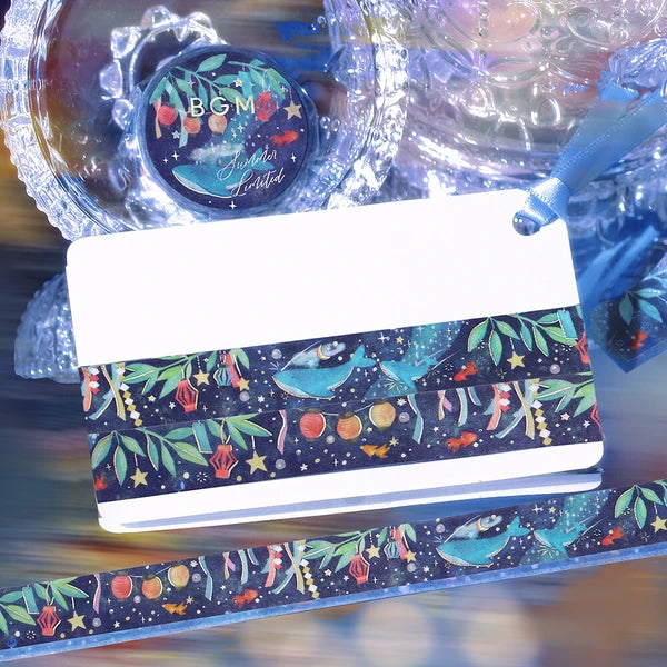 BGMマスキングテープ BM-SPLN052 夏限定・夏夜の夢