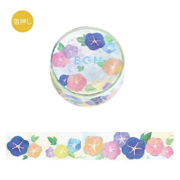 BGMマスキングテープ BM-SPLN053 夏限定・朝顔