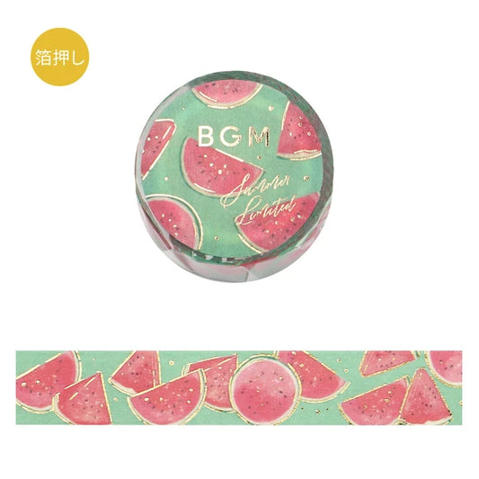 BGMマスキングテープ BM-SPLN054 夏限定・夏スイカ