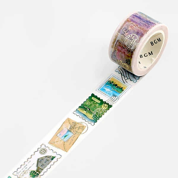 BGMマスキングテープ BM-SPPO005 ポストオフィス・風景