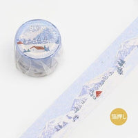 BGMマスキングテープ BM-SPTB003 点描画・雪山