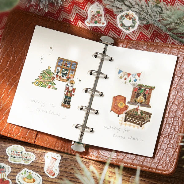 BGMフレークシール BS-FGLC015 2025年クリスマス限定 サンタさんを待つ日