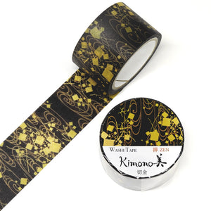 SAIEN マスキングテープ GR-3050 【Kimono美シリーズ 禅】切金 25mm×5m