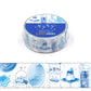 ワールドクラフト マスキングテープ KRMT15-097 【キラキラマスキングテープ15mm】 Blue tea party