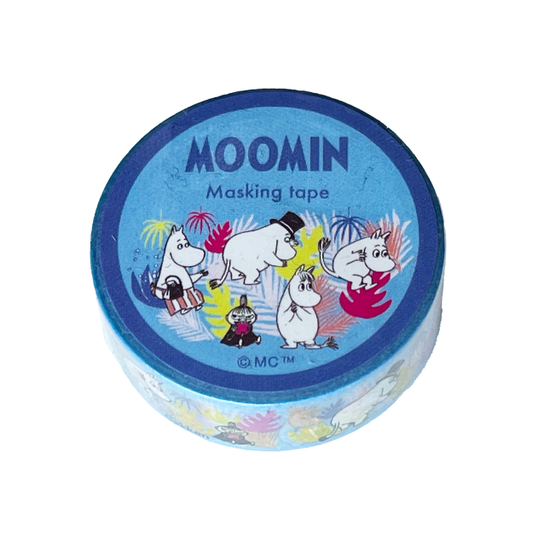 学研ステイフル マスキングテープ  CM038-39【MOOMIN】 動物 15mm幅