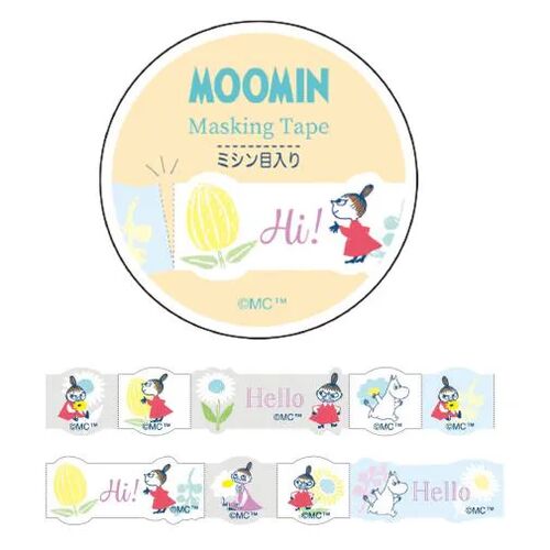 学研ステイフル マスキングテープ ミシン目付き CM042-89 【MOOMIN】 ハロー 15mm幅