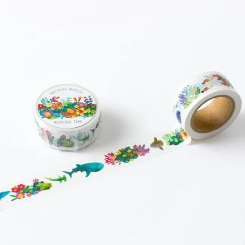 マンゴーアートカンパニー マスキングテープ MACMT-8 Natsuki Wakita White