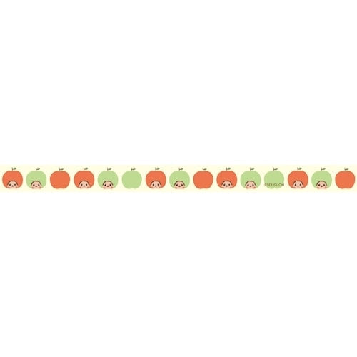 古川紙工 マスキングテープ MM27 モンチッチ ますきんぐテープ りんご