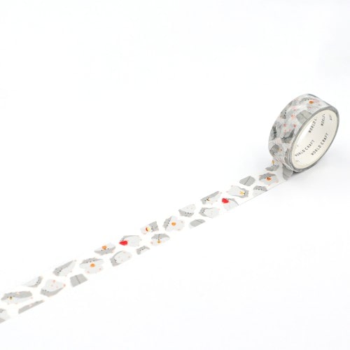 ワールドクラフト マスキングテープ MRMT-006 【まみれマスキングテープ15mm】 ハムスター