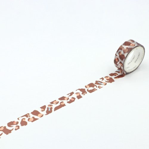 ワールドクラフト マスキングテープ MRMT-011 【まみれマスキングテープ15mm】 カワウソ