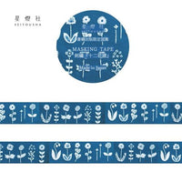【星燈社】マスキングテープ　MT5-019 刺繍『十二花譜』