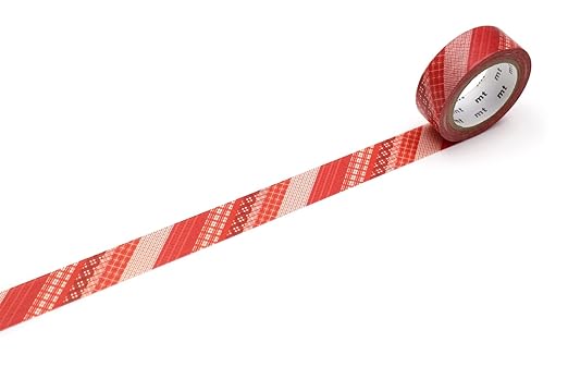 mt マスキングテープ MTCMAS135 mtクリスマス2022　クリスマスチェック｜クリスマス チェック柄 赤 手帳デコ