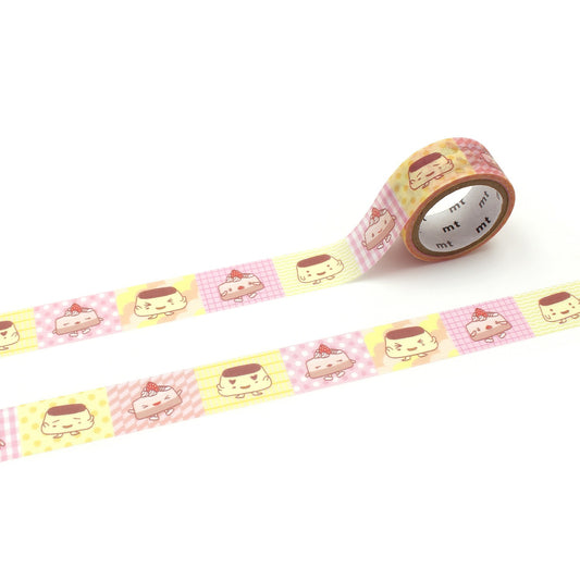 mt マスキングテープ MTDAGA027 mt×駄菓子　丹生堂本舗 ミニプリンちゃん｜マスキングテープ 駄菓子 プリン かわいい レトログッズ