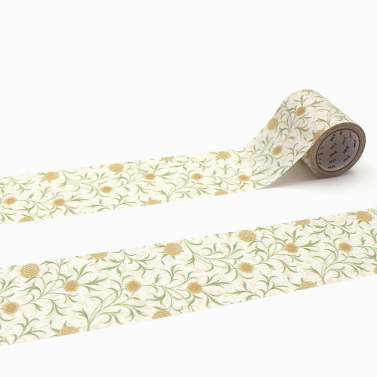 mt マスキングテープ MTWILL29 mt×Morris＆Co. Scroll and Flower｜手帳デコ 草花 ナチュラル ヴィンテージ