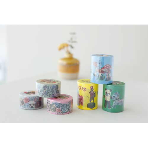 Masking Tape NL459 Nathalie Lete Rabbit 2.5cm×10m