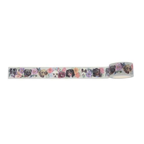 Masking Tape NL458 Nathalie Lete Dog 2.5cm×10m