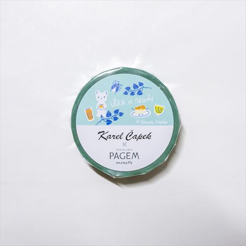 ペイジェム・ミネット マスキングテープ PMM1133 カレルチャペック・ミント