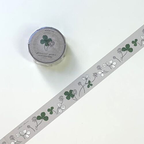 HUTTE PAPER WORKS マスキングテープ PMT-072 Botanical Garden Clover 【日本製】