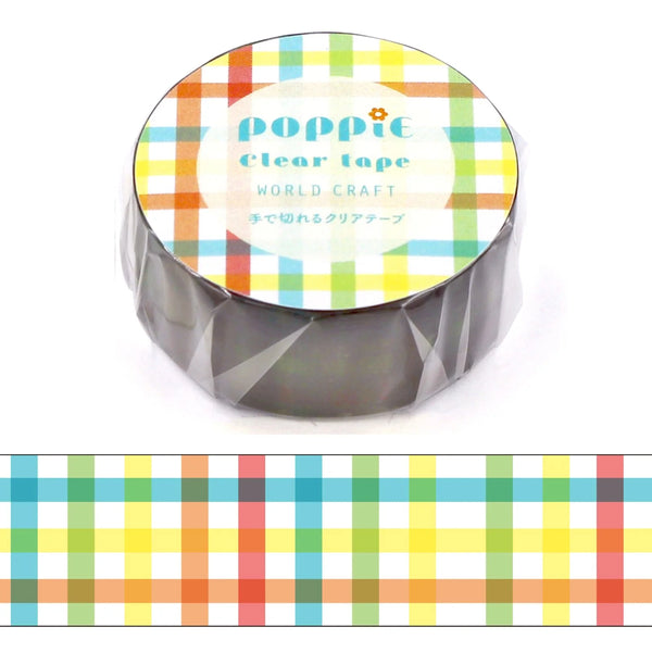 ワールドクラフト【POPPiE クリアテープ】POP-CT15-006 Colorful