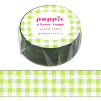 ワールドクラフト【POPPiE クリアテープ】POP-CT15-008 Yellow green