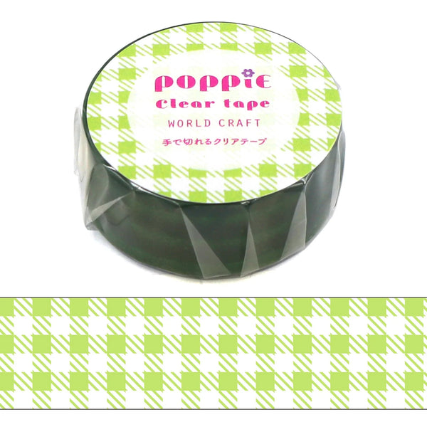 ワールドクラフト【POPPiE クリアテープ】POP-CT15-008 Yellow green