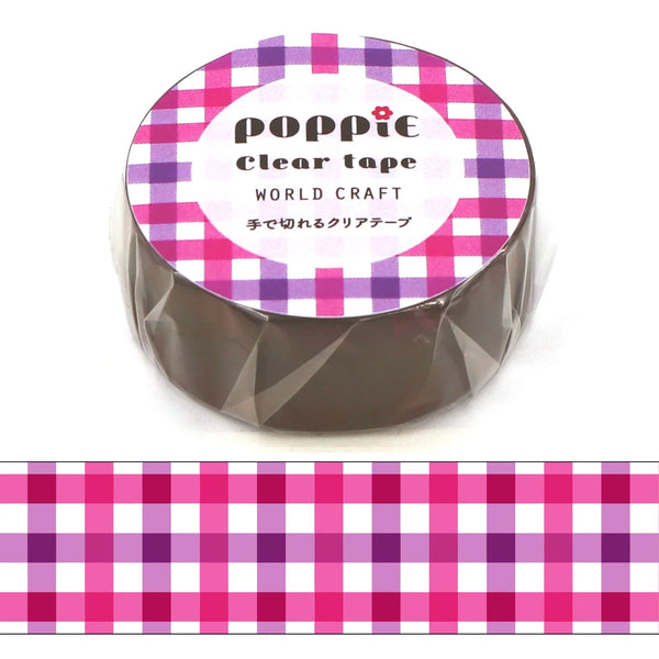 ワールドクラフト【POPPiE クリアテープ】POP-CT15-012 Pink