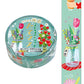 ワールドクラフト マスキングテープ TMKR-002 キラキラ光るたてマス 15mm×5m Flowers