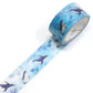 SAIEN マスキングテープ UR-3115 Marine Life　ペンギン　金箔＆銀箔 20mm×5m巻き
