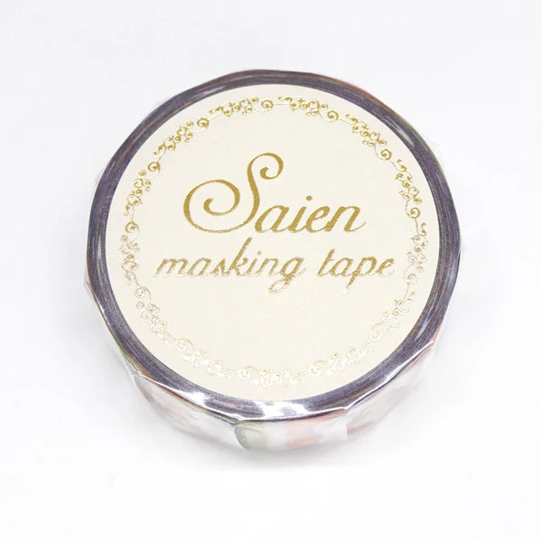 SAIEN マスキングテープ UR3059 King・Queen　金箔 15mm×7m巻き