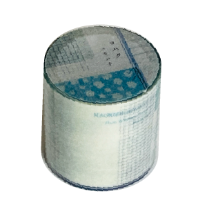 ヨハク トレーシングロール付箋 YC-024 CHECK&STIRIPE冬の贈り物 ユキハナ