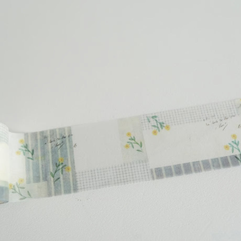 ヨハク トレーシングロール付箋 YC-025 CHECK&STIRIPE冬の贈り物 ロンド