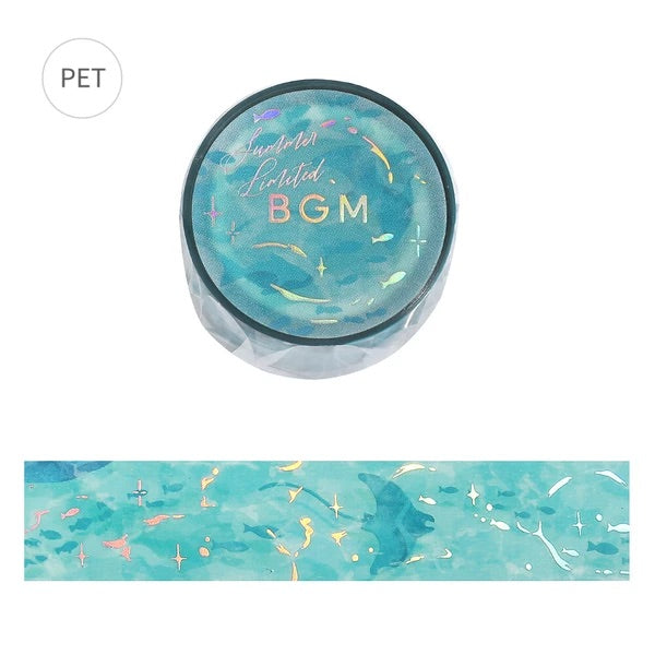BGM 透明テープ BM-CLN022 夏限定　波影｜夏 海 星 透明 きらきら