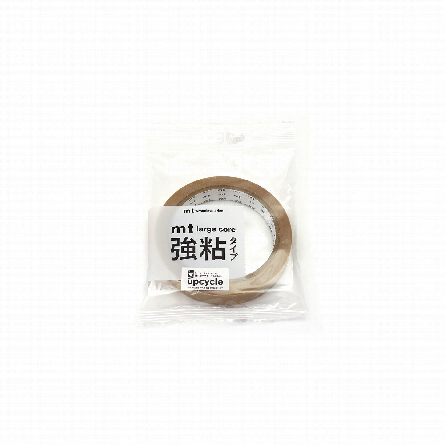 mt マスキングテープ MT01L069 mt large core upcycle tape 未晒 強粘着｜無地 ナチュラル 万能 シンプル クラフト