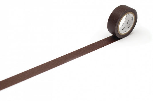 mt マスキングテープ MT01P203R mt 1P ココア｜無地 ブラウン マスキングテープ シンプル