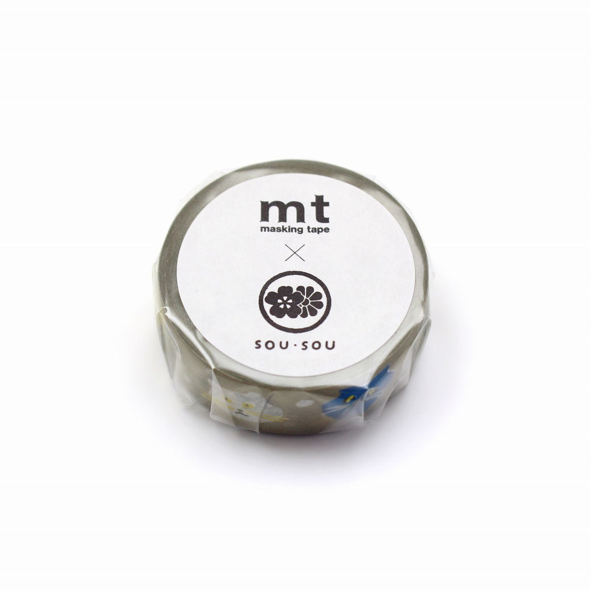 mt マスキングテープ MTSOU33 mt SOU・SOU おともだち｜猫 かわいい カラフル 手帳 コラージュ