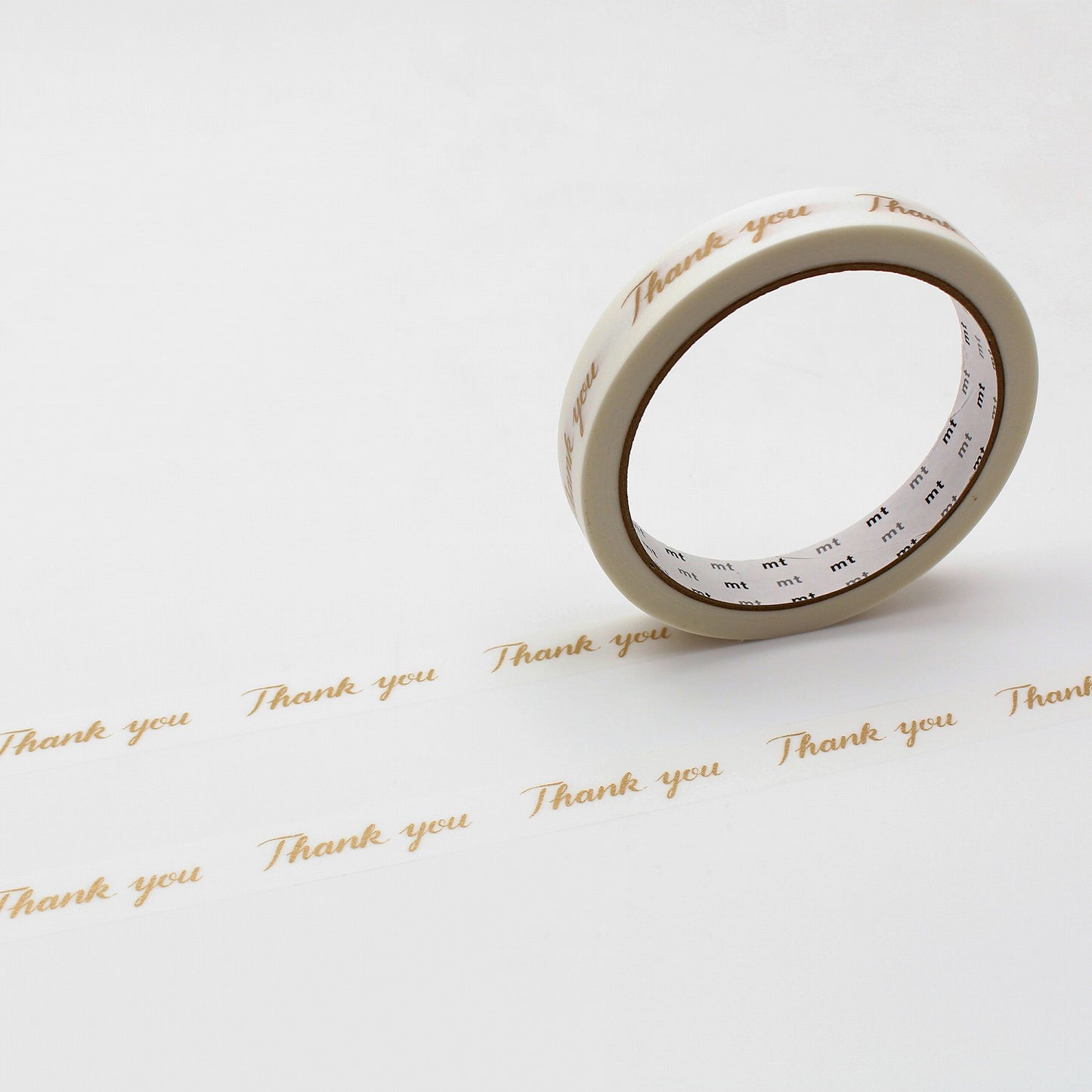 mt マスキングテープ MT01L091 mt large core Thank you・金 強粘着｜Thank you ラッピング 手紙 ギフト 感謝