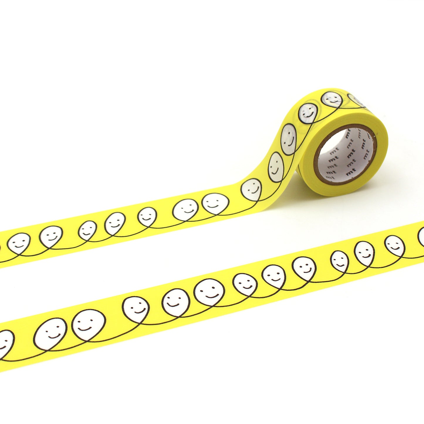 mt マスキングテープ MTMINA09 mt×ミナペルホネン smile・yellow｜イエロー スマイル ミナペルホネン かわいい 手帳デコ