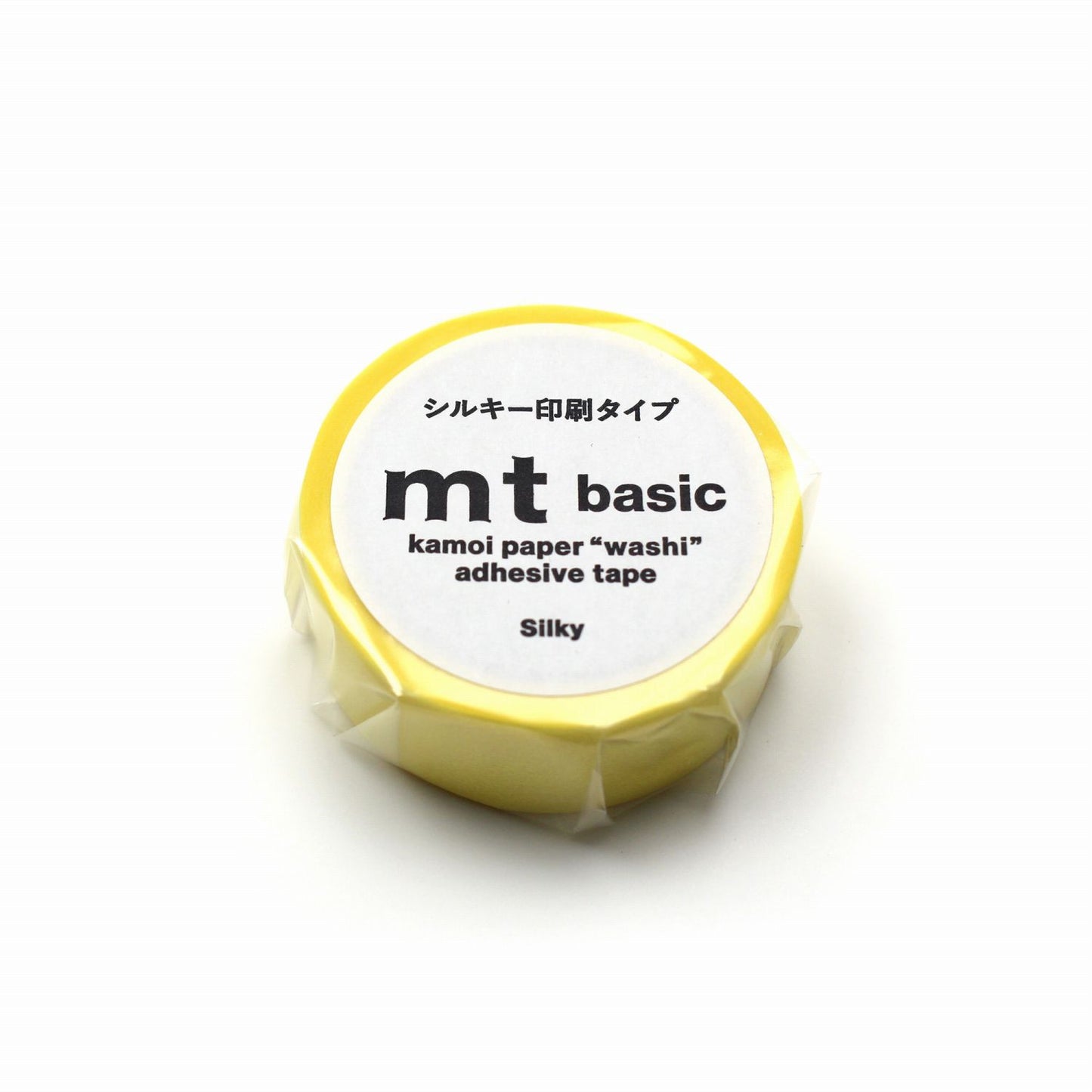mt マスキングテープ MT01P601 mt1P シルキーイエロー｜黄色 マスキングテープ 無地 シンプル