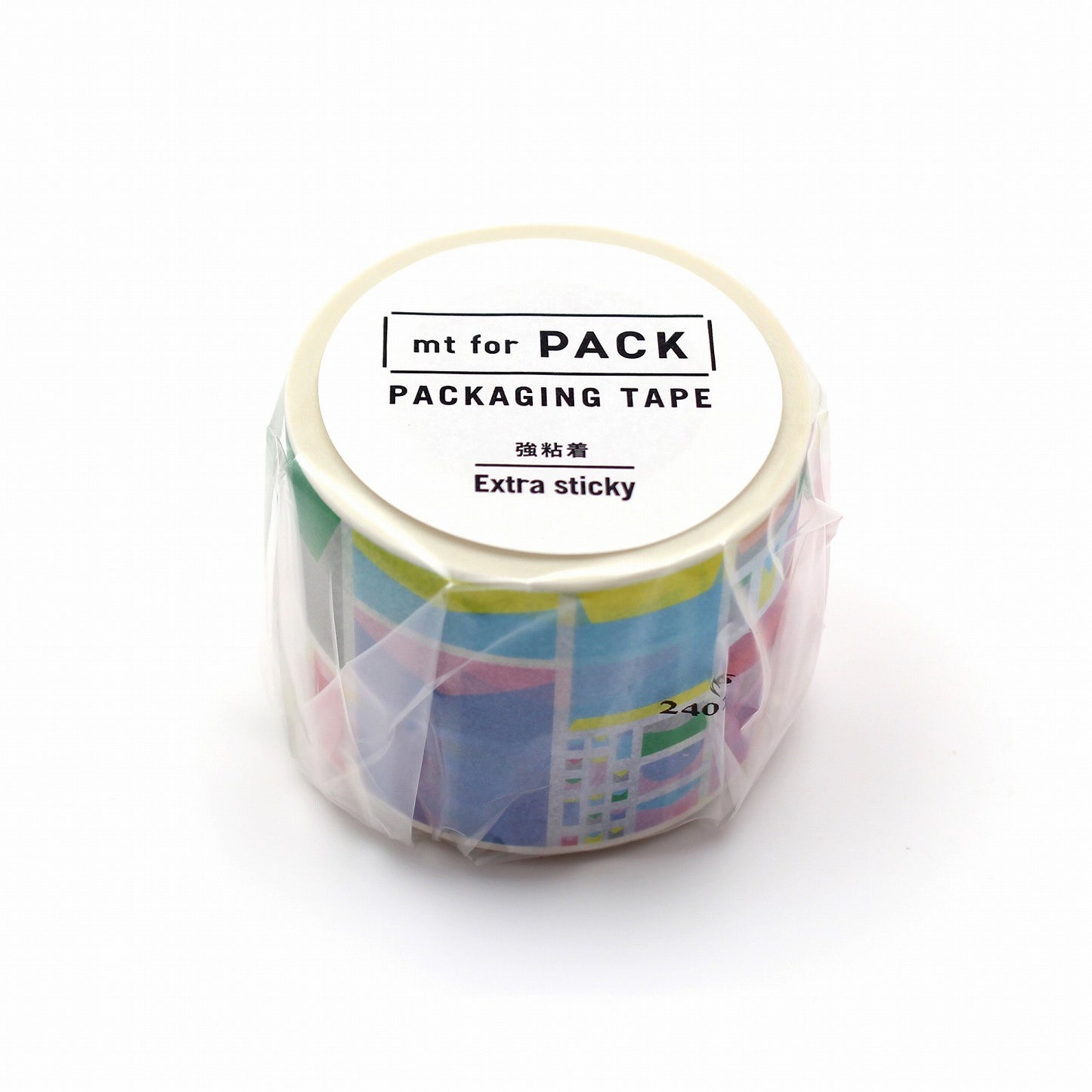 mt 梱包テープ MTPACK17 mt for PACK 手紙｜カラフル 幾何学 ポップ コラージュ ラッピング
